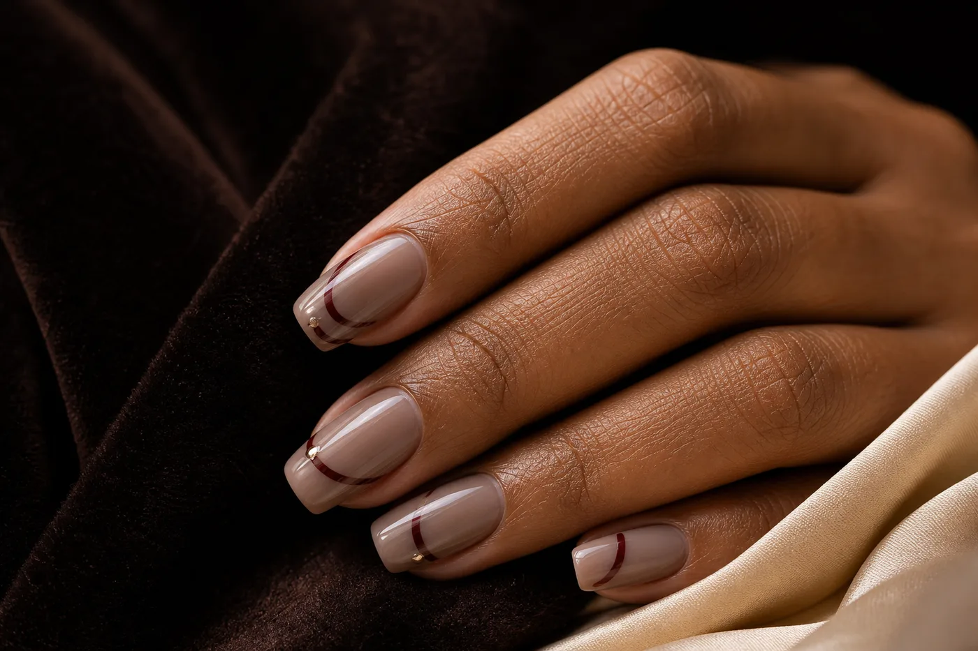 Acrylic extensions at Daisy Nail Studio