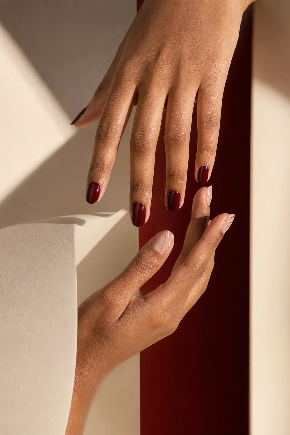 Custom nail art at Daisy Nail Studio